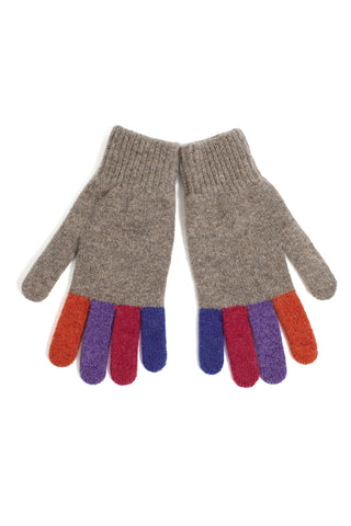 Delauney Lambswool Gloves - Beige