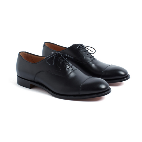 ALFRED OXFORD LEATHER SHOE BLACK