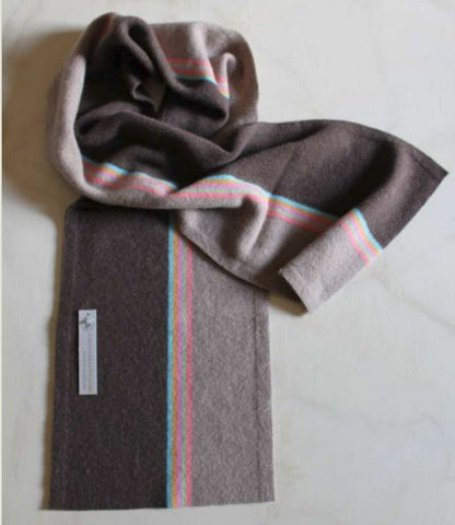 Maxwell Lambswool Scarf - Brown