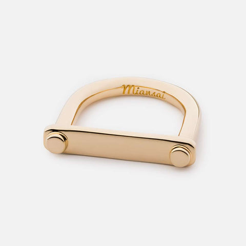 TENSION RING, GOLD PLATED